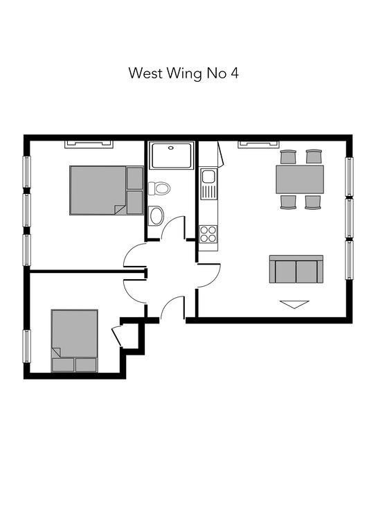 Linton Collection - The West Wing Appartement EDI Buitenkant foto